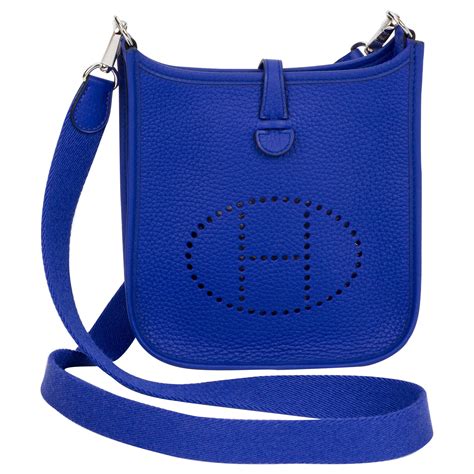 hermes evelyne mini blue